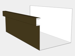 A-Style 24 Gauge Kynar Steel Commercial Box Gutter