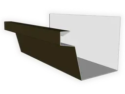 F-Style 24 Gauge Kynar Steel Industrial Box Gutter