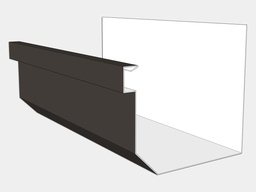 D-Style 24 Gauge Kynar Steel Residential Box Gutter