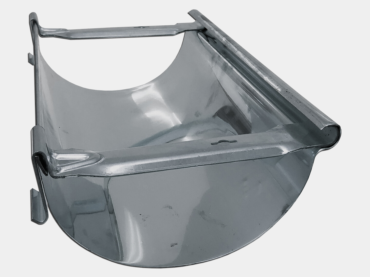 [HH63-01] 6" Half Round Gutter Aluminum Hidden Hanger