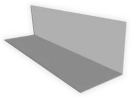 90 Degree Angle Flashing - Galvalume Plus