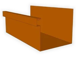 A-Style Copper Commercial Box Gutter