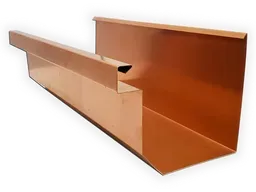 D-Style Copper Residential Box Gutter