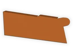 Copper Solid Gutter Cover End Cap