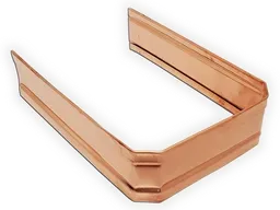 Corrugated Square Copper Downspout Strap