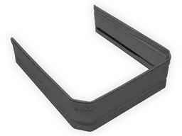 Corrugated Square Lead Coated Copper Downspout Strap