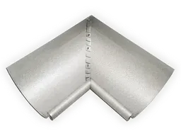 Euro Bead Galvalume Plus Half Round Gutter Inside Miter - Achived