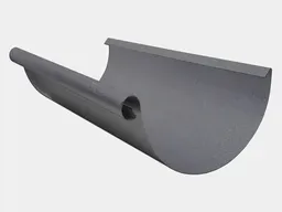 Euro Bead Lead Coated Copper Half Round Gutter