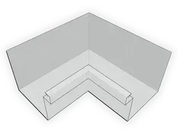 A-Style Galvalume Plus Commercial Box Gutter Inside Miter