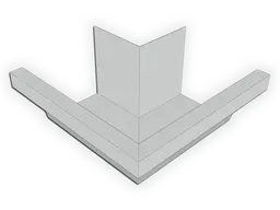 F-Style Galvalume Plus Industrial Box Gutter Outside Miter