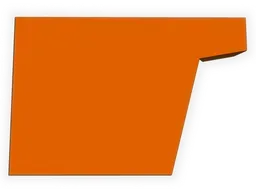 F-Style Industrial Copper Box Gutter Left / Right End Cap