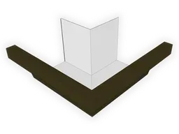 F-Style Kynar Steel Industrial Box Gutter Outside Miter