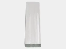 Square Corrugated 0.032" Kynar Aluminum Downspout