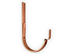 #16 Roof Mount Half Round Gutter Copper Bar Hanger