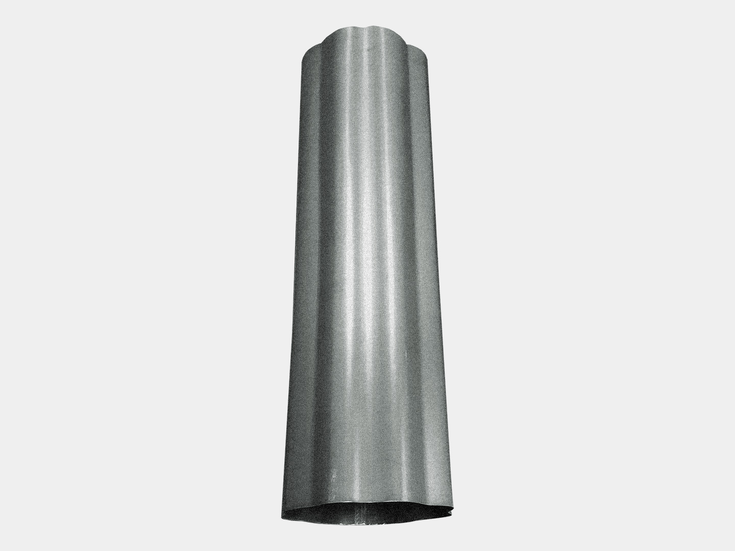 [DS043-2002] Round Corrugated Galvalume Plus Downspout