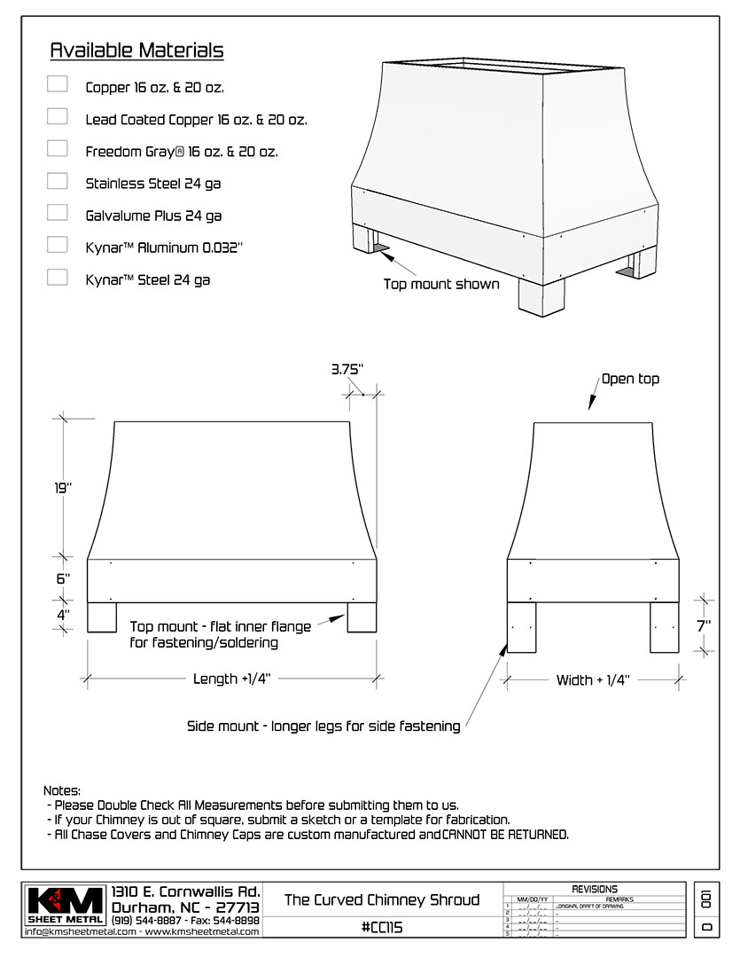 The Curved Chimney Shroud