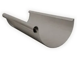 Euro Bead Bonderized Steel - Paint Grip Half Round Gutter