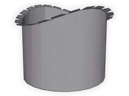 Half Round Gutter Bonderized Steel B Style Gutter Outlet (Paint Grip)