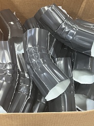 Round Corrugated 0.032" Kynar Aluminum Elbow
