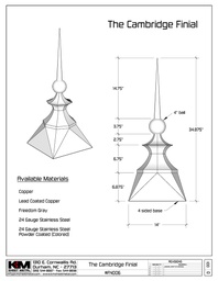 The Cambridge Finial