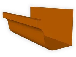 L-Style Copper Brownstone Gutter