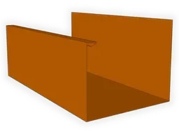 U-Style Copper U Shaped Box Gutter