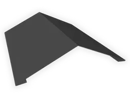 Bonderized Steel Ridge Cap Roof Flashing (Paint Grip)