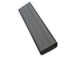 [DS344-3201] Square Corrugated Bonderized Steel Downspout (Paint Grip)