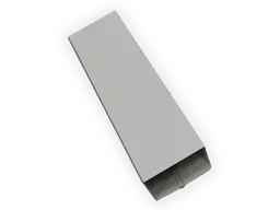 Plain Square Freedom Gray Downspout