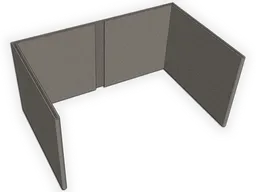 Hidden Mount Bonderized Steel Downspout Strap