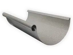 Euro Bead Galvanized Steel Half Round Gutter