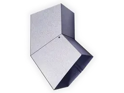 Plain Square Galvanized Steel Elbow (B) Style