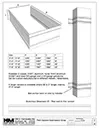 Plain Square Freedom Gray Downspout Strap