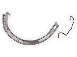 Lead Coated Copper Gem Circle Half Round Gutter Hanger