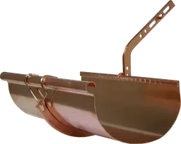 [GS11-13] #11 Shank for Lead Coated Copper Gutter Hanger on Exposed Rafter