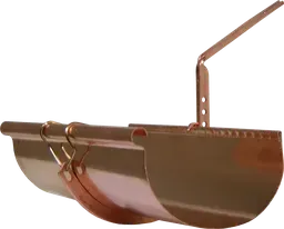[GS12-13] #12 Lead Coated Copper Roof Mount Gutter Shank