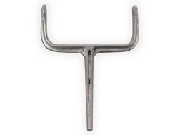 Square Side Fasten Downspout Hook - Lead Coated Copper