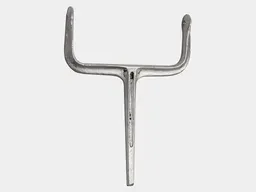 Square Side Fasten Downspout Hook - Lead Coated Copper