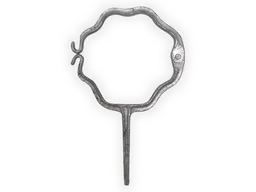 Round Corrugated Downspout Hook - Lead Coated Copper Coated