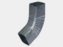 Square Corrugated G90 Galvanized Steel Elbow (B) Style